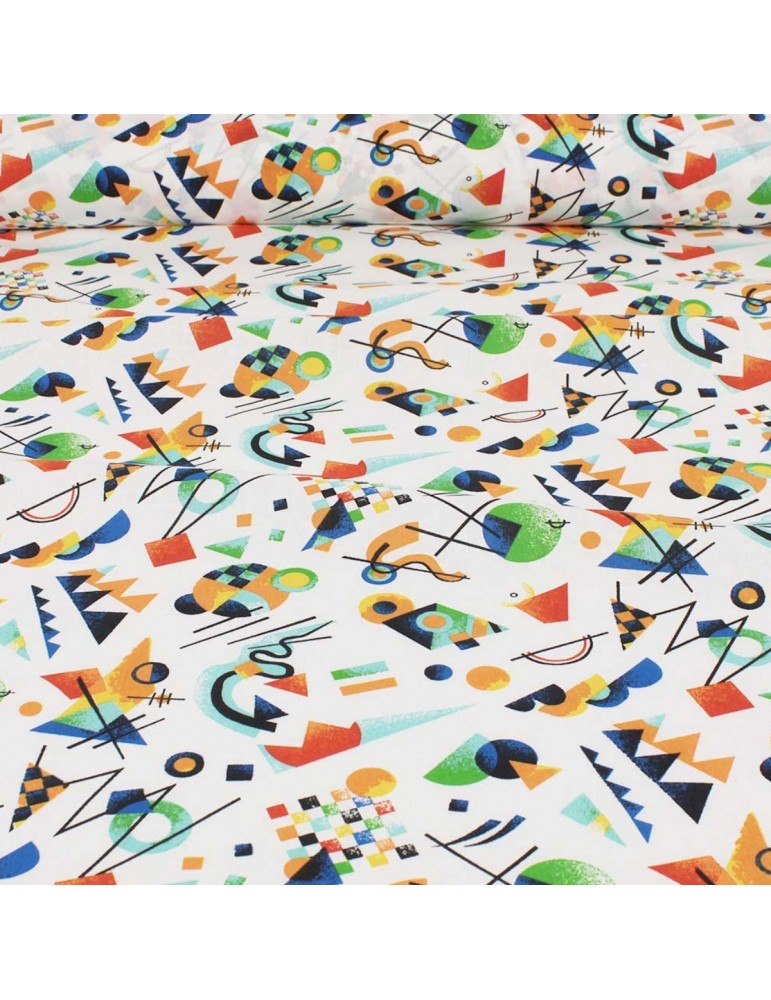 Tissu percale de coton rétro blanc Tissu percale de coton rétro blanc
