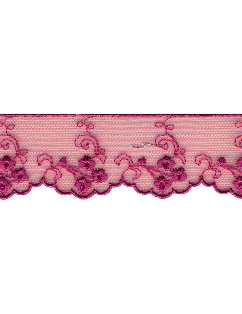 Dentelle Rachel 30 mm rose