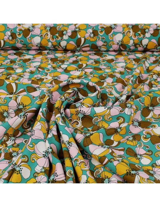 Tissu viscose belinda turquoise