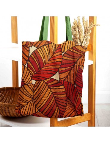 Tissu jacquard zambie roux