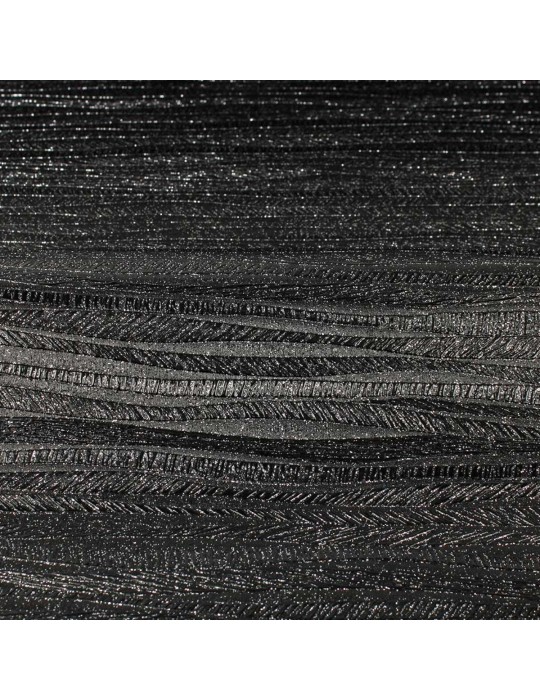 Tissu simili écorce noir
