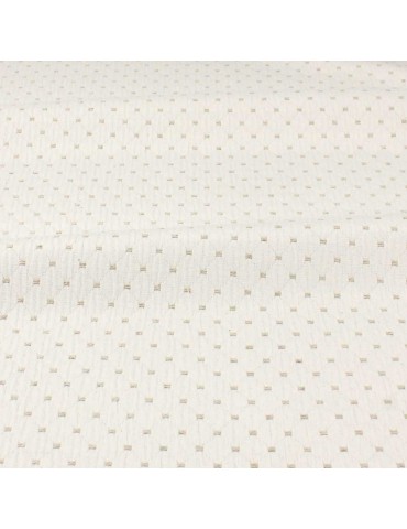 Tissu jacquard Gillonnay blanc