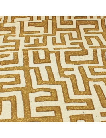 Toile lourde teint ocre