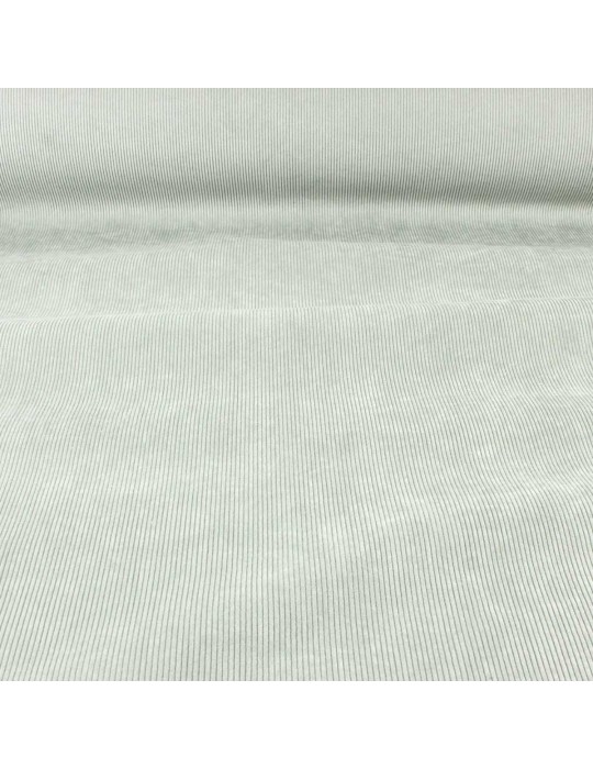 Tissu velours starsky gris perle