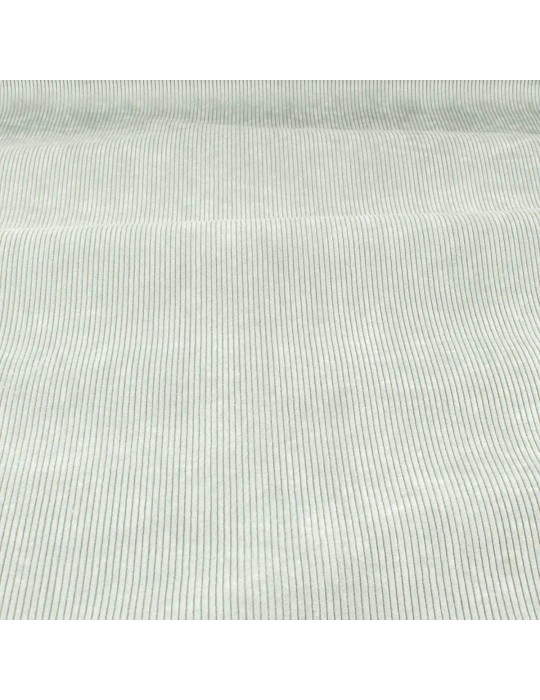 Tissu velours starsky gris perle