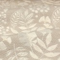 Tissu piqué Végétal beige