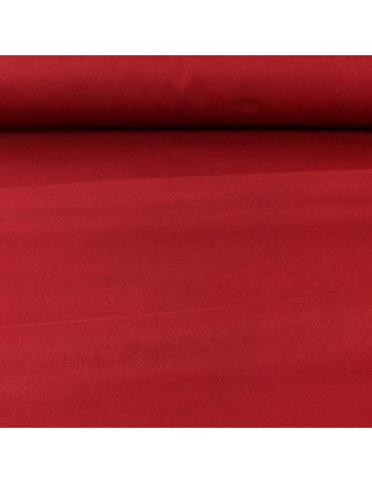 Tissu sergé de coton uni pourpre