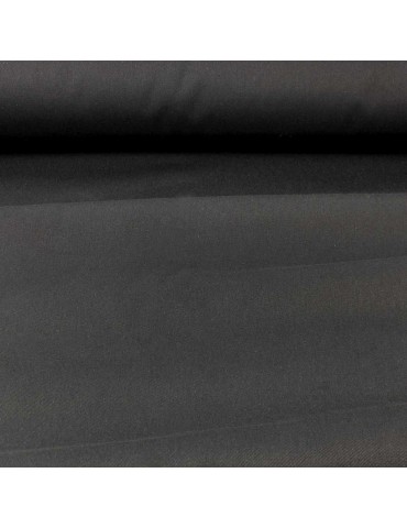 Tissu sergé de coton uni anthracite