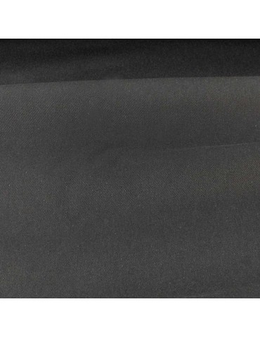 Tissu sergé de coton uni anthracite