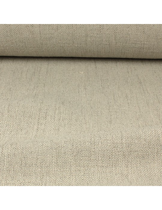 Toile effet lin beige