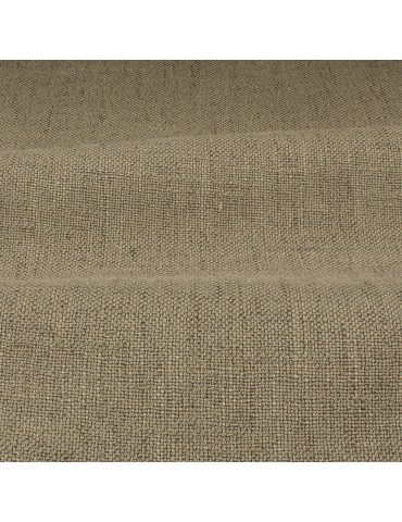 Toile effet lin taupe