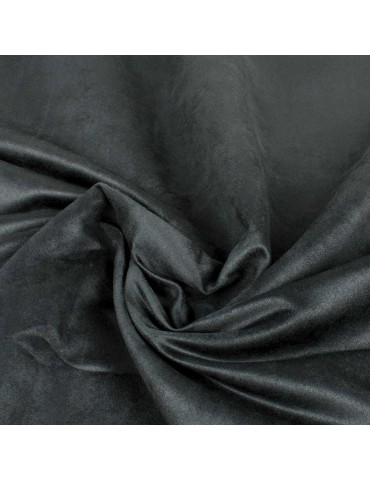 Coupon suédine obscurcissant noir 300 x 140 cm