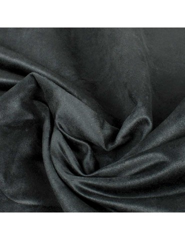 Coupon suédine obscurcissant noir 300 x 140 cm