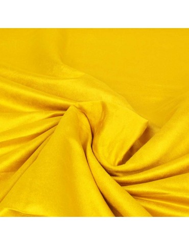 Coupon suédine obscurcissant jaune 300 x 140 cm