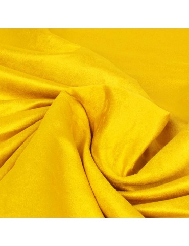 Coupon suédine obscurcissant jaune 300 x 140 cm
