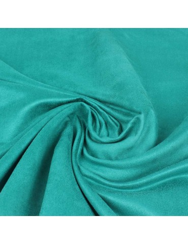 Coupon suédine obscurcissant bleu agathe 300 x 140 cm