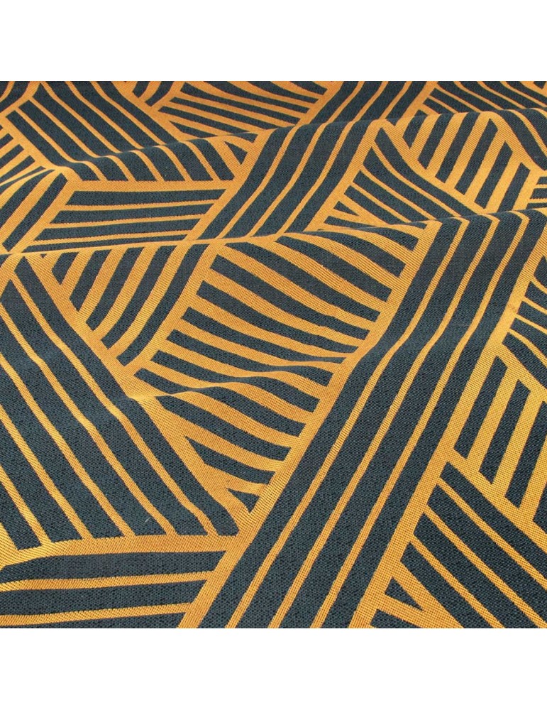 Tissu jacquard géométrique ambre Tissu jacquard géométrique ambre