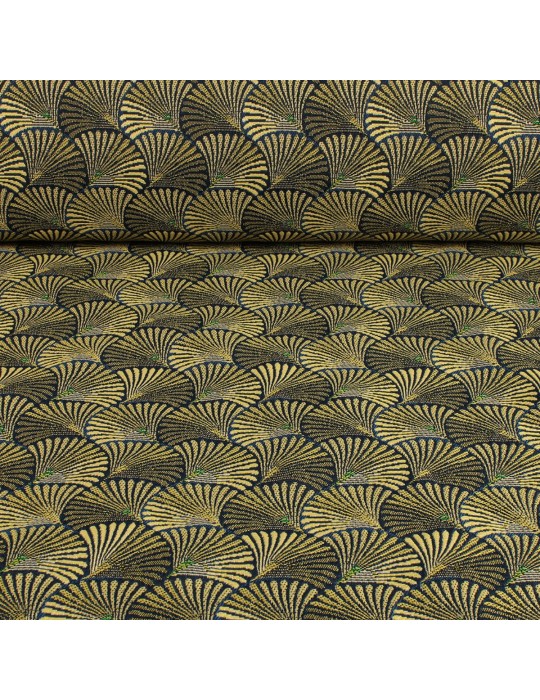 Tissu jacquard shell Oeko-tex doré