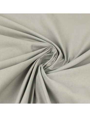 Tissu Cretonne uni gris souris