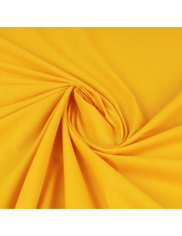 Tissu Cretonne uni jaune