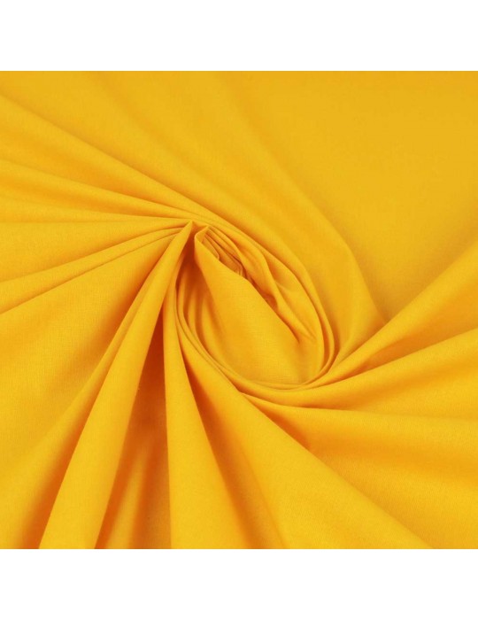 Tissu Cretonne uni jaune