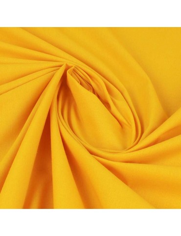 Tissu Cretonne uni jaune