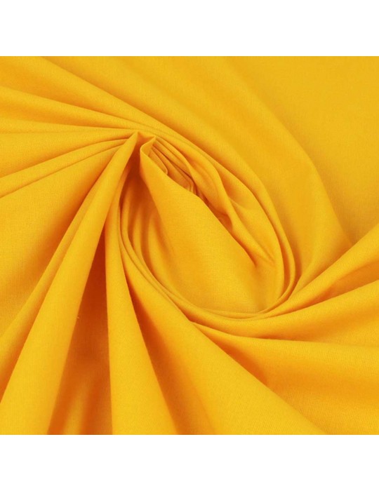 Tissu Cretonne uni jaune