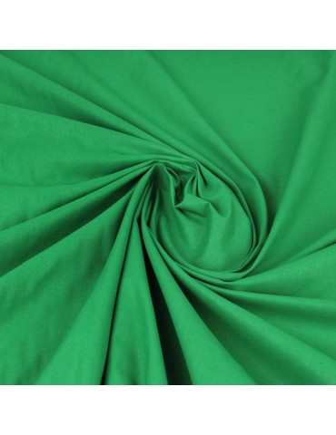 Tissu Cretonne uni vert