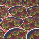 Coupon tissu africain jaune/rouge 300 x 150 cm Coupon tissu africain jaune/rouge 300 x 150 cm