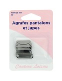 Agrafes pantalons et jupes noires Agrafes pantalons et jupes noires
