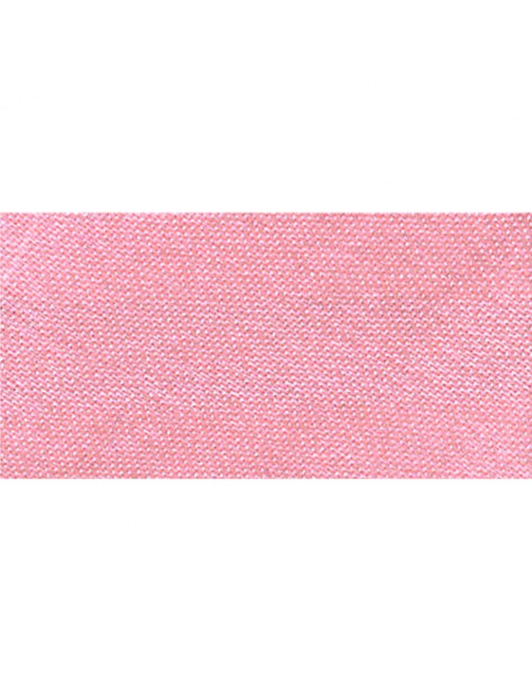 Biais en satin 20 mm rose
