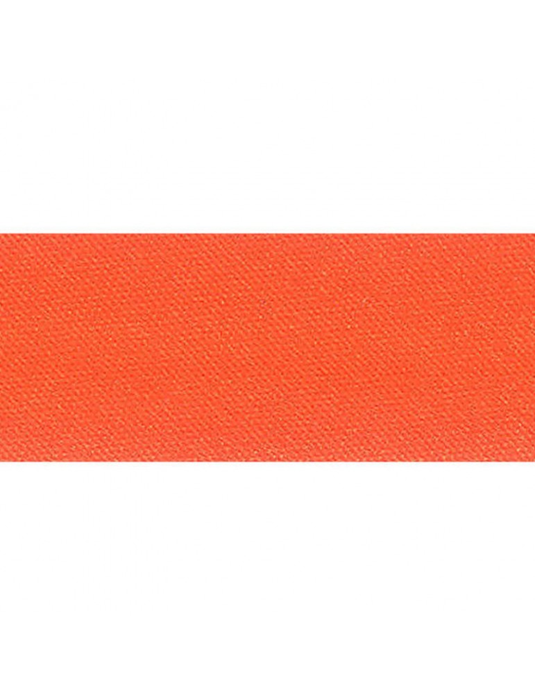 Biais en satin 20 mm orange Biais en satin 20 mm orange