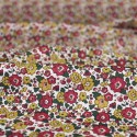 Coupon coton petites fleurs jaunes 50 x 150 cm Coupon coton petites fleurs jaunes 50 x 150 cm