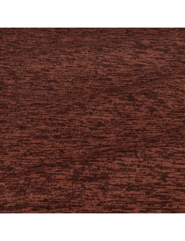 Tissu jersey maille tricotée brique