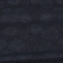 Tissu cretonne fleurs marine Tissu cretonne fleurs marine