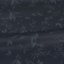 Tissu cretonne feuillage bleu Tissu cretonne feuillage bleu