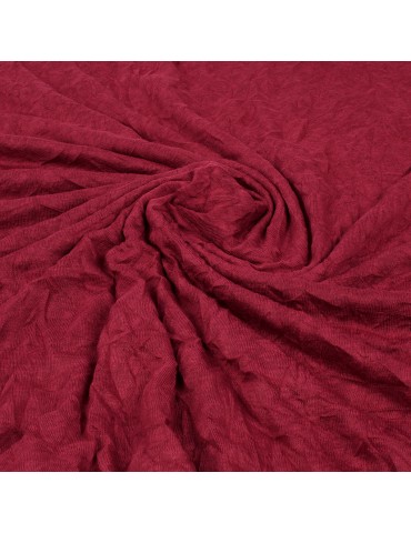 Coupon tissu jersey uni carmin 300 x 145 cm
