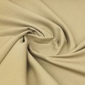 Toile coton unie beige