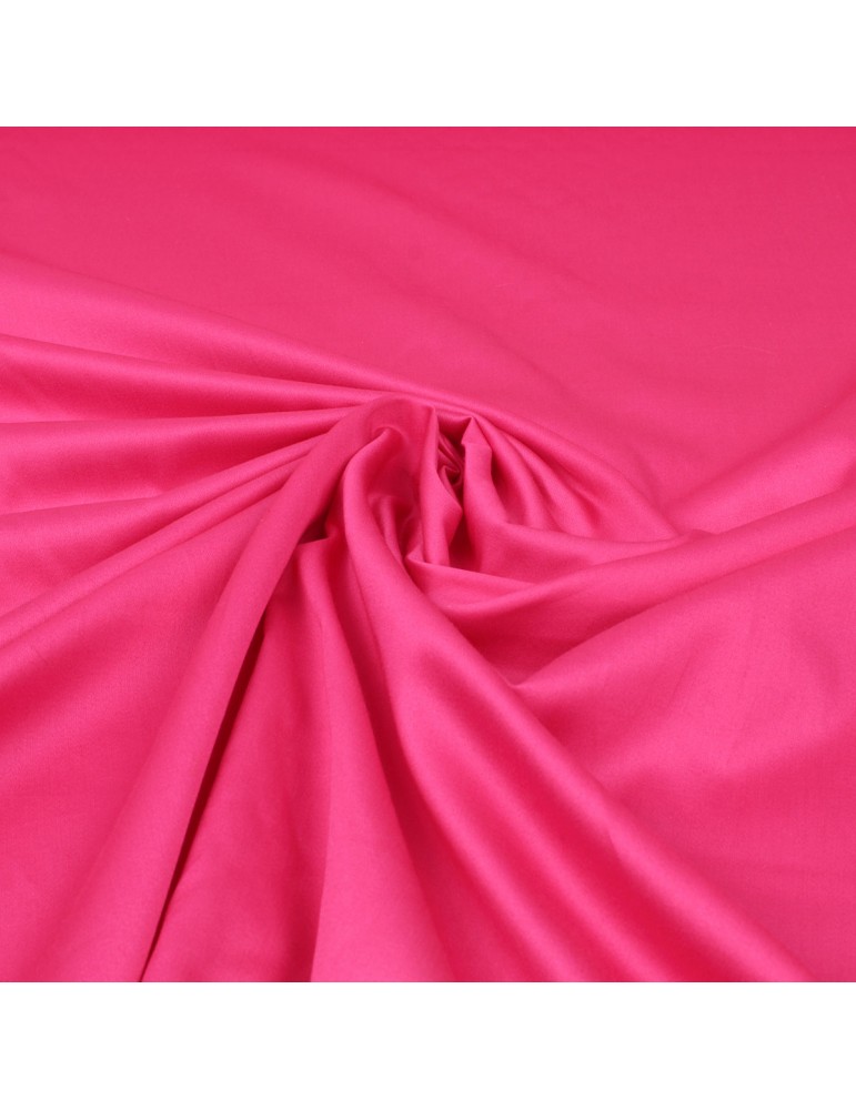 Tissu coton/polyester fuchsia