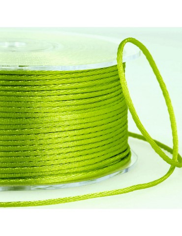 Cordon queue de rat 2 mm vert