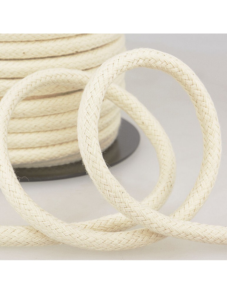 Cordon bourrelet coton 10 mm beige Cordon bourrelet coton 10 mm beige