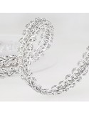 Galon lurex 10 mm argenté Galon lurex 10 mm argenté