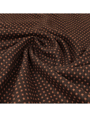 Coupon habillement croix polyester/laine 150 x 145 cm