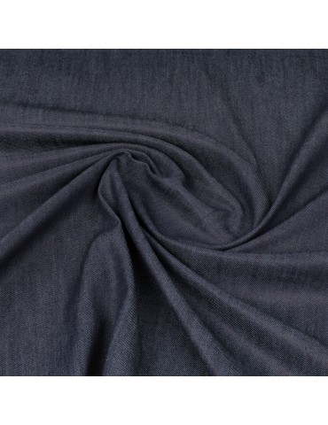Tissu jean élasthanne 160 cm bleu