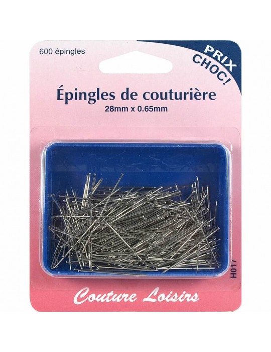 Épingles de couturière 28 mm x0.65