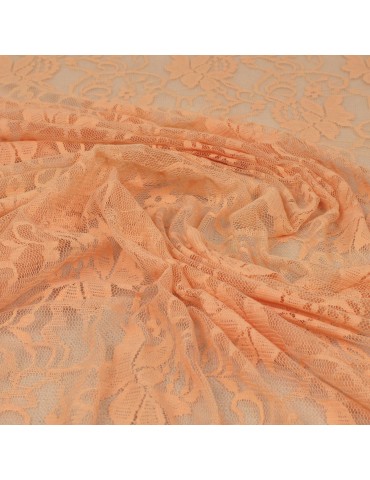 Coupon dentelle saumon 300 x 155 cm