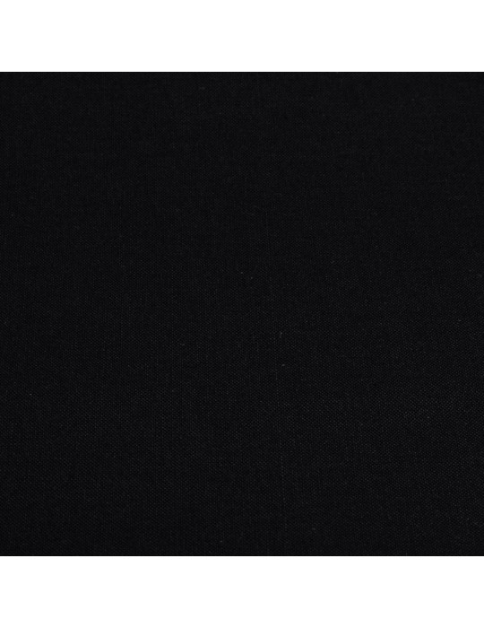 Coupon coton uni 50 x 50 cm noir