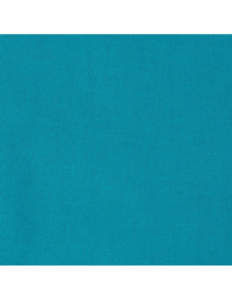 Coupon coton uni 50 x 50 cm bleu
