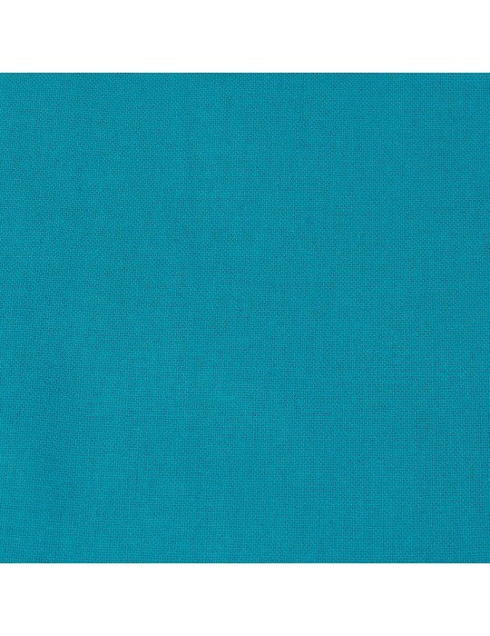 Coupon coton uni 50 x 50 cm bleu