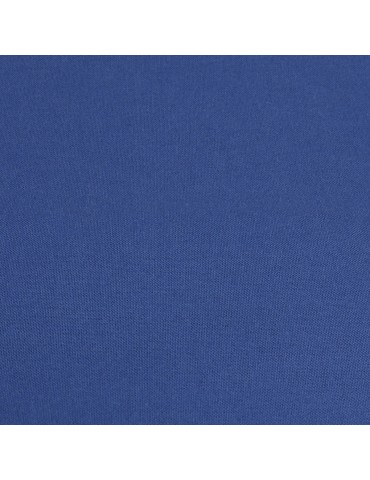 Coupon coton uni 50 x 50 cm bleu